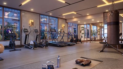 The building has a state-of-the-art gym.