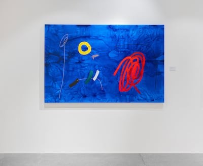 Maria Jose Benvenuto's paintings are inspired by the Australian landscape. Photo: Leila Heller Gallery