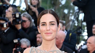 Spanish model Gala Gonzalez wears black and silver Elie Saab to the screening of 'Armageddon Time' on May 19. Getty Images