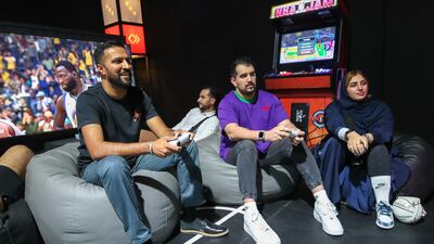 There is also an e-gaming area with arcade, computer and console games