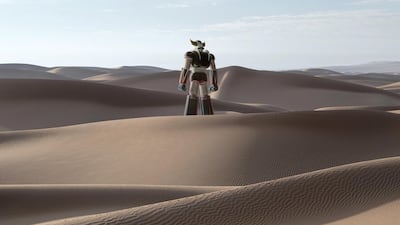 Grendizer in the desert. Courtesy MB&F MAD Gallery