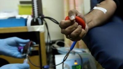 Thalassaemia is caused by a single gene mutation and because of this, treatments using gene therapy and gene editing are possible. Pawan Singh / The National