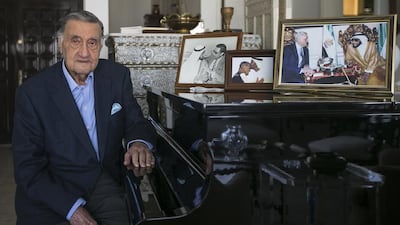Adnan Pachachi was a member of the Abu Dhabi Executive Council for 20 years in the early days of the UAE. Mona Al Marzooqi / The National