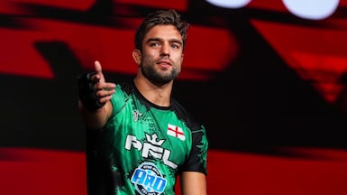 Alfie Davis arrives for PFL: Road to Dubai this weekend on a three-fight winning streak. Getty Images