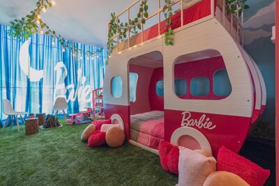 The room comes with a lifesized Dreamcamper. Courtesy Hiltons & Resorts