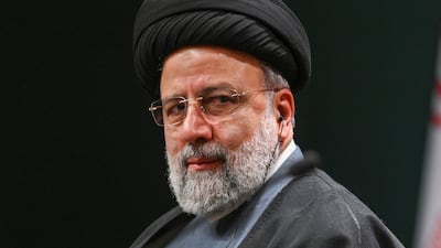The late Iranian president, Ebrahim Raisi. AP