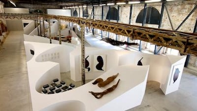 The Pavilion of the United Arab Emirates at the 54th International Art Exhibition - la Biennale di Venezia features "Second Time Around. Photo Courtesy Three PR
