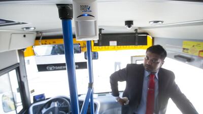 School bus companies such as Emirates Transport, which recently launched a smart system for its buses, are making the welfare of pupils their priority and have prepared for the new academic year with intensive training courses for staff. Christopher Pike / The National