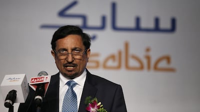 Sabic chief executive Mohamed Al Mady was one of a handful of young Saudis hand-picked by the kingdom’s ministry of education to learn chemical engineering in the US in the early 1970s. Eugene Hoshiko / AP Photo