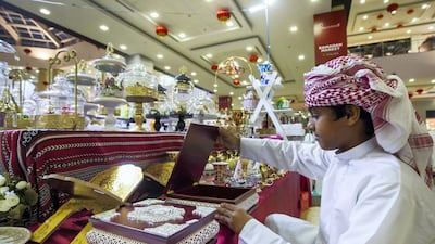 The market presents an ambience of the traditional grand bazaars. Leslie Pableo for The National