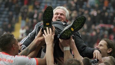 Jupp Heynckes has said of his desire to retire as Bayern Munich manager at the end of the season, but that has not doused speculation of his chances. Arne Dedert / AP Photo