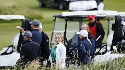 White House Press Secretary Karoline Leavitt at Trump Turnberry during the private visit by President Trump. EPA