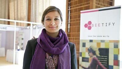 Luciana Ledesma says the launch of the crowd-funding platform Beetify will assist budding entrepreneurs. Micaela Colace for The National