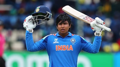 Vaibhav Sooryavanshi smashed 94 off 29 deliveries in a tri-series final between India A and Sri Lanka A on Sunday. Getty Images