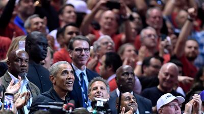 Former US president Barack Obama garnered a lot of interest in Toronto. AP Photo