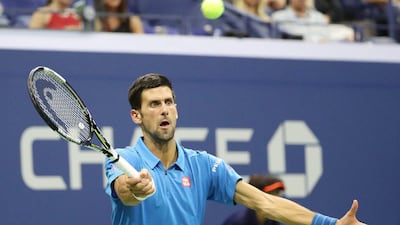 Novak Djokovic needed four sets to beat Jerzy Janowicz in his US Open first-round match. Andrew Gombert / EPA