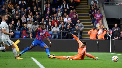 Striker: Wilfried Zaha (Crystal Palace) – Moved up front in the absence of Christian Benteke, he ran Chelsea ragged to earn the bottom club a first win of the season. Tony O'Brien / Reuters