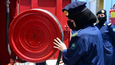 Civil defence soliders checking holy sites.
