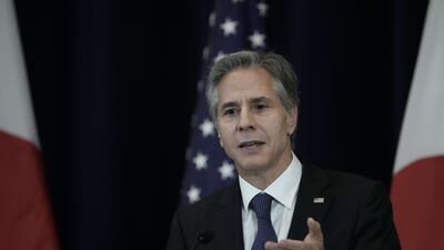 US Secretary of State Antony Blinken speaks in Washington. AFP