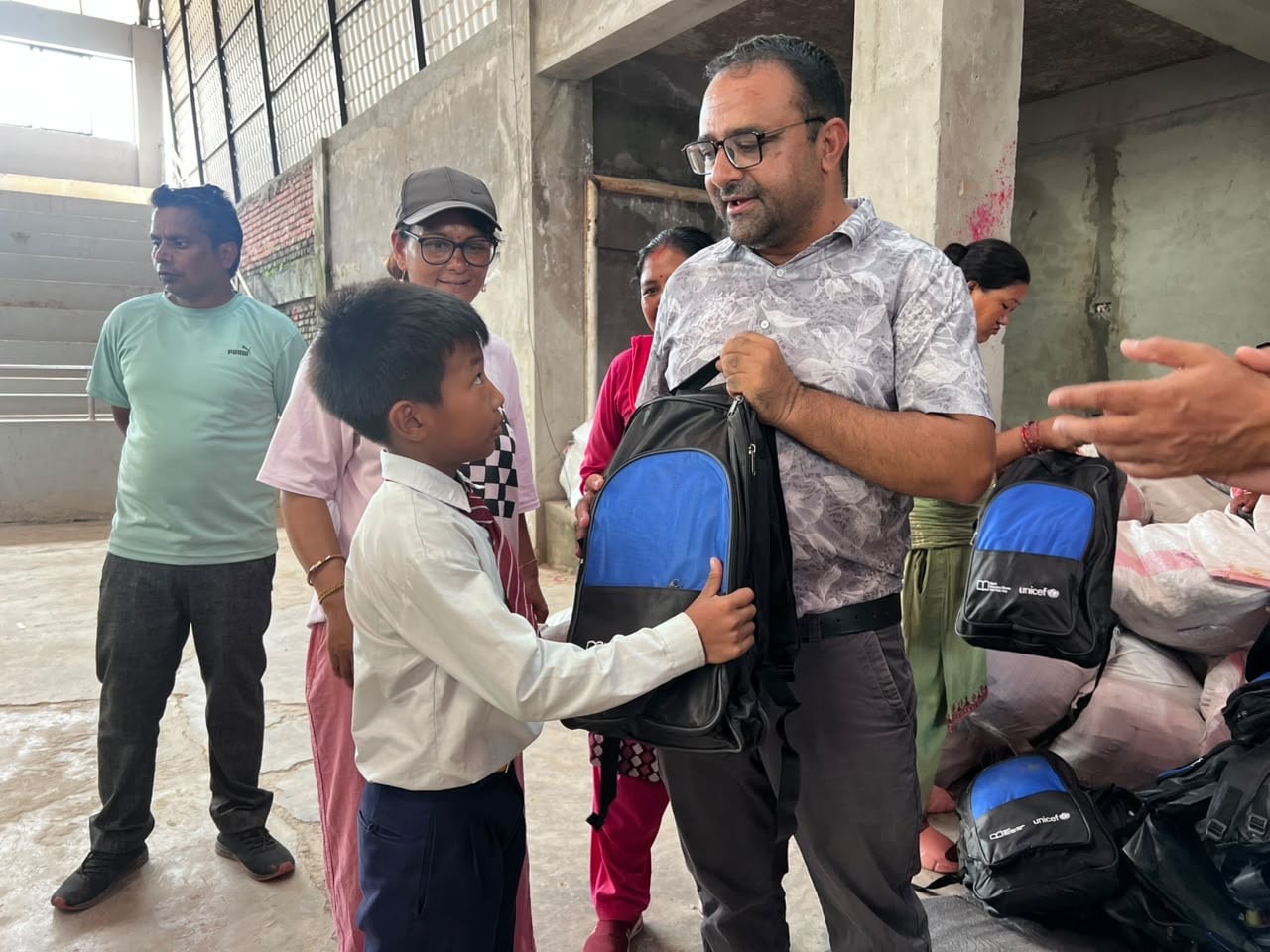 Principal Rajendra Dawadi estimates it will take two years to build a new school after land is assigned. Photo: Rajendra Dawadi
