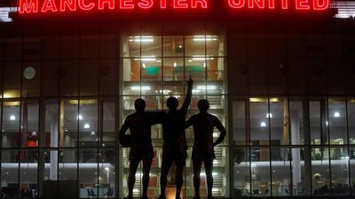 View outside Old Trafford, home to Manchester United. Reuters
