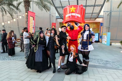Cosplayers will take part in a competition with the biggest prize pool in the Middle East. Victor Besa / The National