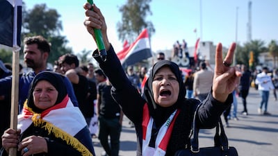 Hundreds took to the streets to voice their dissent. AP