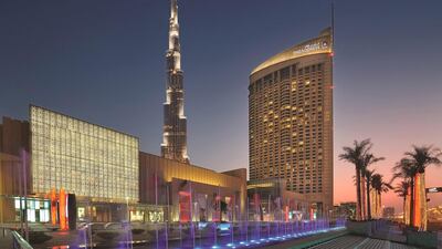 The Address Dubai Mall is among the five hotels Emaar Hospitality Group has agreed to sell. Courtesy: Le Portes Des Indes
