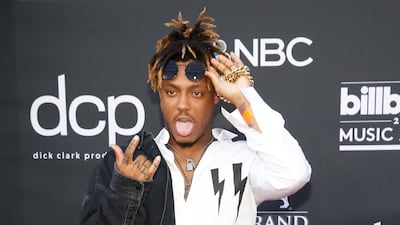 Juice WRLD arrives at the 2019 Billboard Music Awards. Reuters