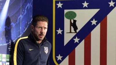 Diego Simeone has utterly revolutionised Atletico Madrid, from the capital's second club to one of the powerhouses of European football. Javier Soriano / AFP