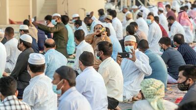 On Wednesday, Sheikh Mohammed bin Rashid, Vice President and Ruler of Dubai, wished happiness, health and peace to all. Antonie Robertson / The National