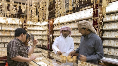 The Gold Souq in Dubai. According to Islam, gold is a ribawi item – one regarded as so important to daily life that they cannot be hoarded. Reem Mohammed / The National