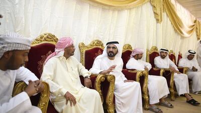 Sheikh Mohammed bin Rashid, Vice President and Ruler of Dubai, offers condolences to the families of the fallen Emirati soldiers. Wam