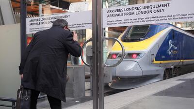Bid leaked after UBS worker saw messages on Lazard dealmaker's phone on Eurostar trip. AP