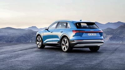 Virtual exterior mirrors are available as an option on the e-tron. Audi