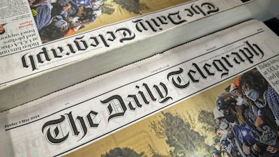 Berlin-based media empire Axel Springer has agreed to buy The Telegraph. Getty Images