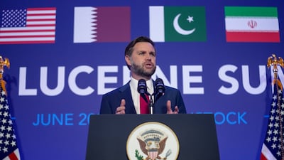 JD Vance has hailed the progress in US-Iran talks at the Swiss resort of Burgenstock. Getty