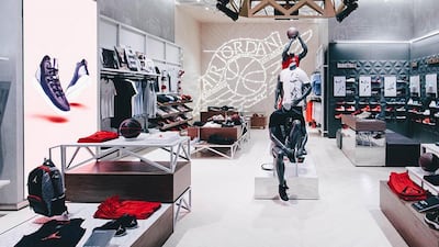 A look inside the new Air Jordan standalone store in the Dubai Mall.