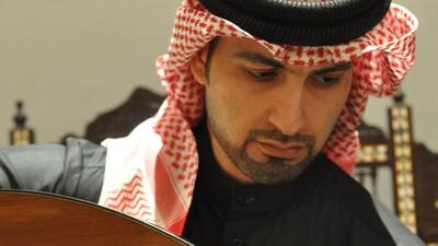 The oud is Faisal Al Saari’s first love. Courtesy Faisal Al Saari