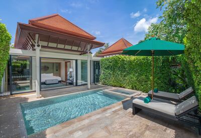 Every villa comes with a private pool. Photo: Banyan Tree Phuket