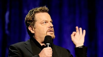 Eddie Izzard has pledged to learn to speak Arabic ahead of Middle Eastern shows. Kevin Mazur / Getty Images for Amnesty International / AFP