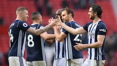 Jay Rodriguez, right, has been a successful signing for West Brom and scored the winning goal against Manchester United at Old Trafford. Laurence Griffiths / Getty Images