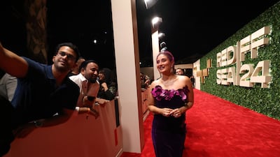 Kareena Kapoor Khan in Oscar de la Renta. Getty Images