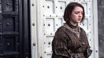 Maisie Williams will be among the celebrity guest list for OSN’s red carpet gala event. Courtesy HBO