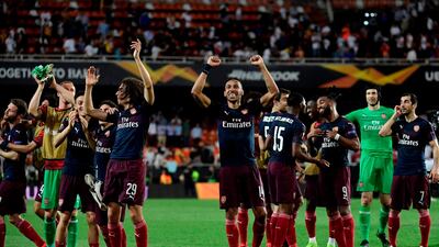 Arsenal are in the Europa League final but will only have 6,000 fans be able to watch them in Baku as things stand. AFP
