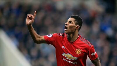 Striker: Marcus Rashford (Manchester United) – Scored in three of Ole Gunnar Solskjaer’s first four matches, but his influence has been greater than that. Led the line brilliantly. PA via AP