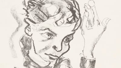 Self-portrait in pose used for the album cover of Heroes, 1978 by David Bowie. Photo: The David Bowie Archive