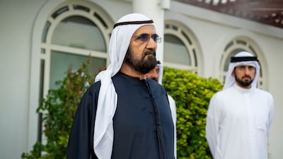 Sheikh Mohammed bin Rashid, Vice President and Ruler of Dubai, has emphasised the importance of the Gulf remaining united in the face of adversity. Photo: UAE Presidential Court