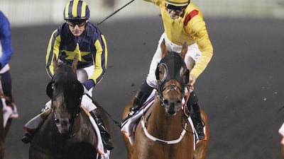 Reynaldothewizard, having run out an impressive winner of the Dubawi Stakes is Marking's biggest threat at Meydan.Sammy Dallal / The National