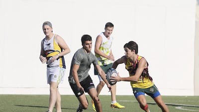 Stuart Rayer, a teacher and rugby coach for these boys at Jumeirah College, said training on how to deal with head injuries on the field was limited. Sarah Dea / The National